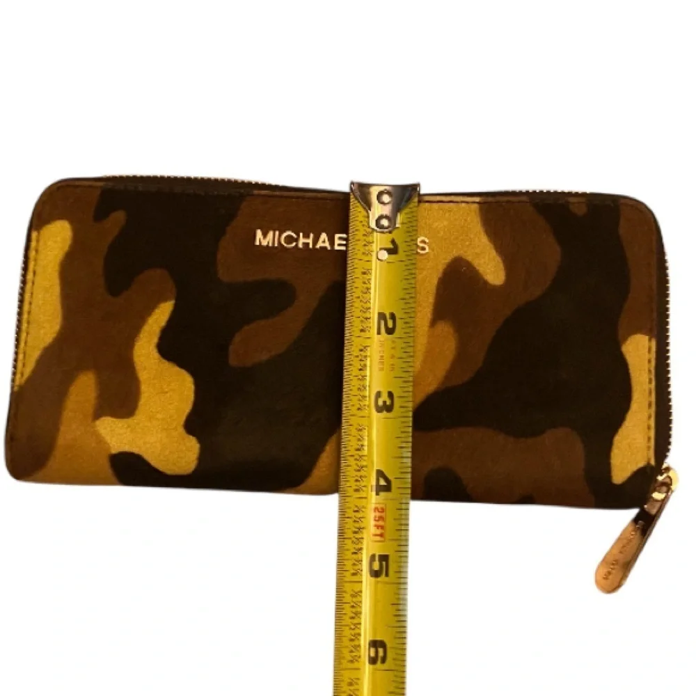 Michael Kors Camouflage Zip-Around Wallet